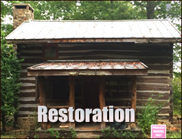 Historic Log Cabin Restoration  Myra, Kentucky